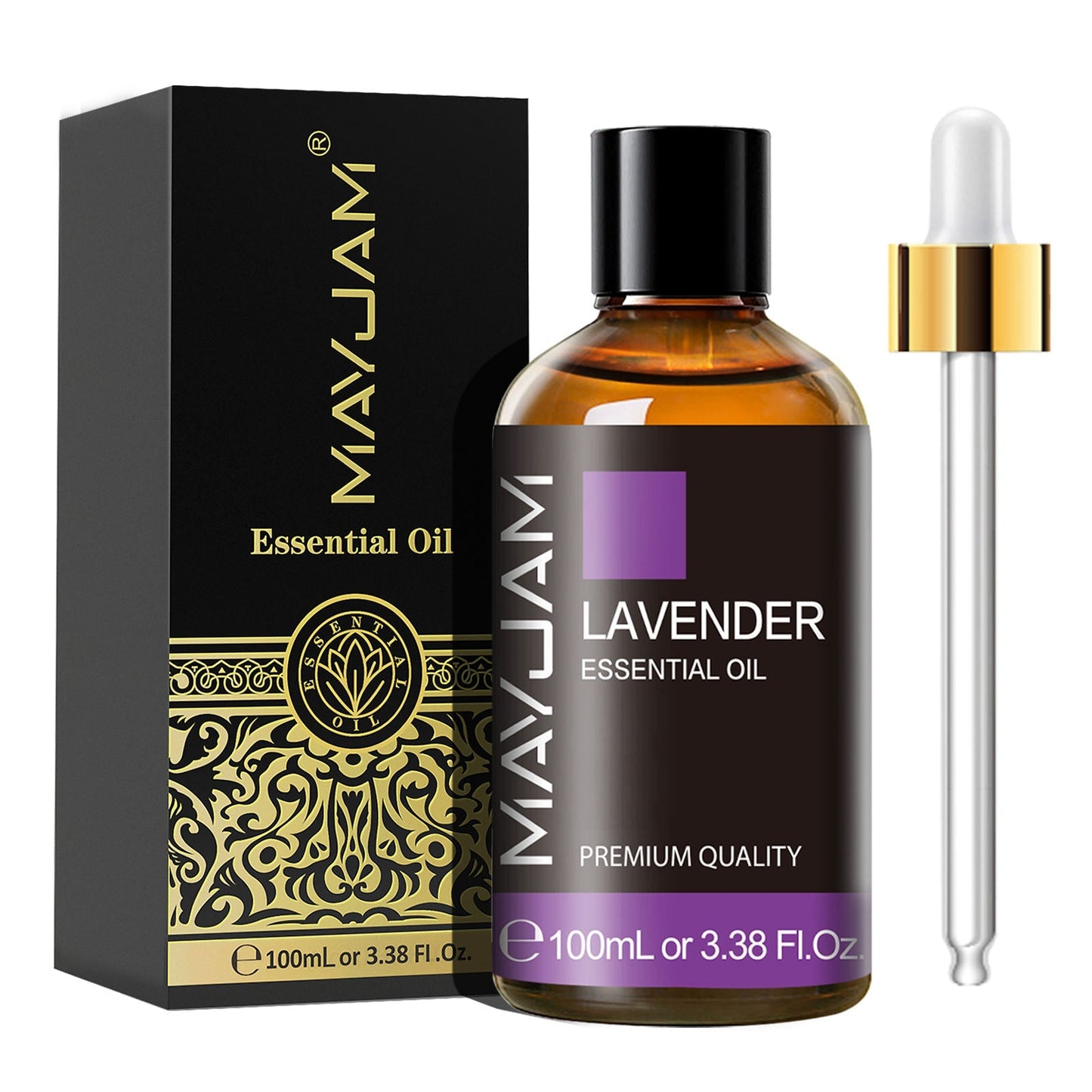 Lavender Fine Essential Oil 100ml | Natural Aromatherapy | Mayjam