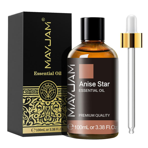 100ml Essential Oil | Natural Aromatherapy Scent | Mayjam - Anise Star