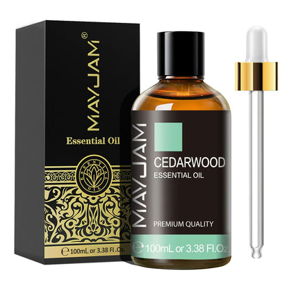 100ml Essential Oil | Natural Aromatherapy Scent | Mayjam - Cedarwood - Image 9