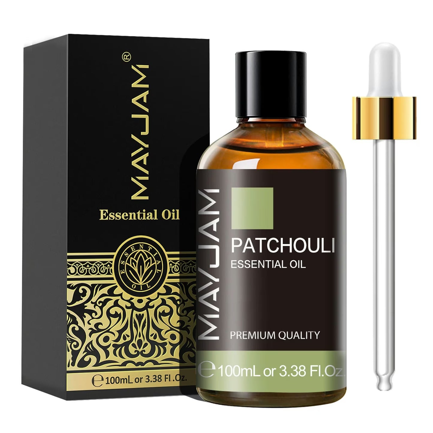 100ml Essential Oil | Natural Aromatherapy Scent | Mayjam - Patchouli - Image 36