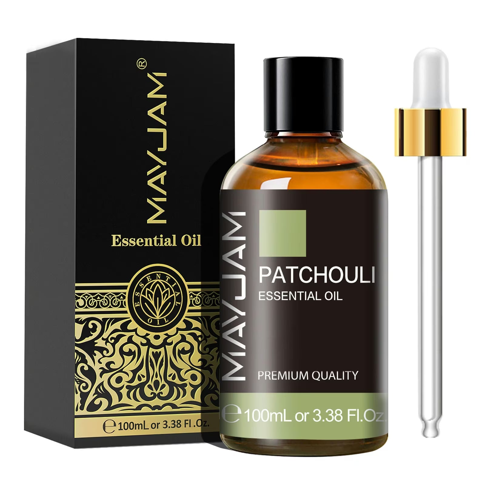 100ml Essential Oil | Natural Aromatherapy Scent | Mayjam - Patchouli - Image 36
