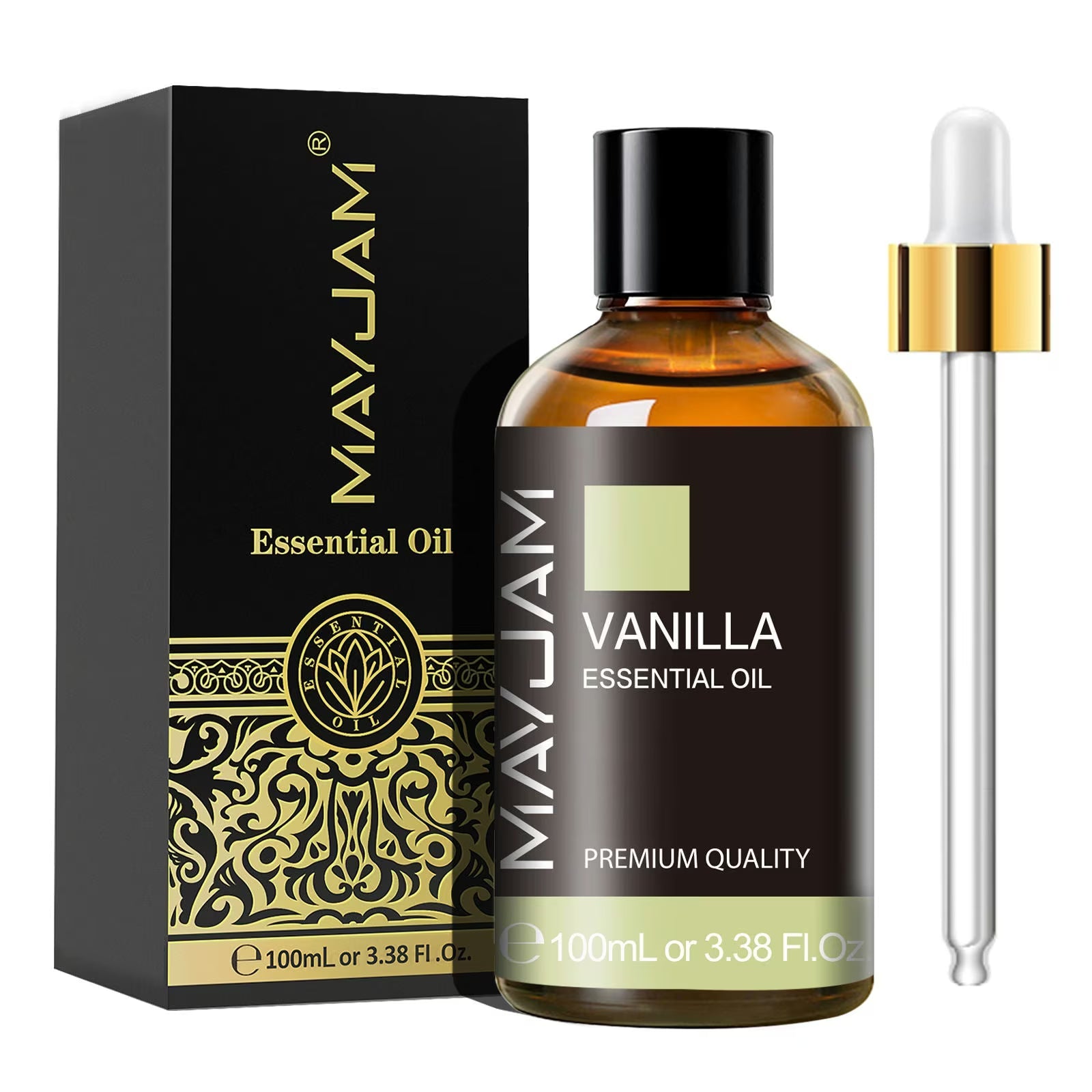 100ml Essential Oil | Natural Aromatherapy Scent | Mayjam - Vanilla - Image 48