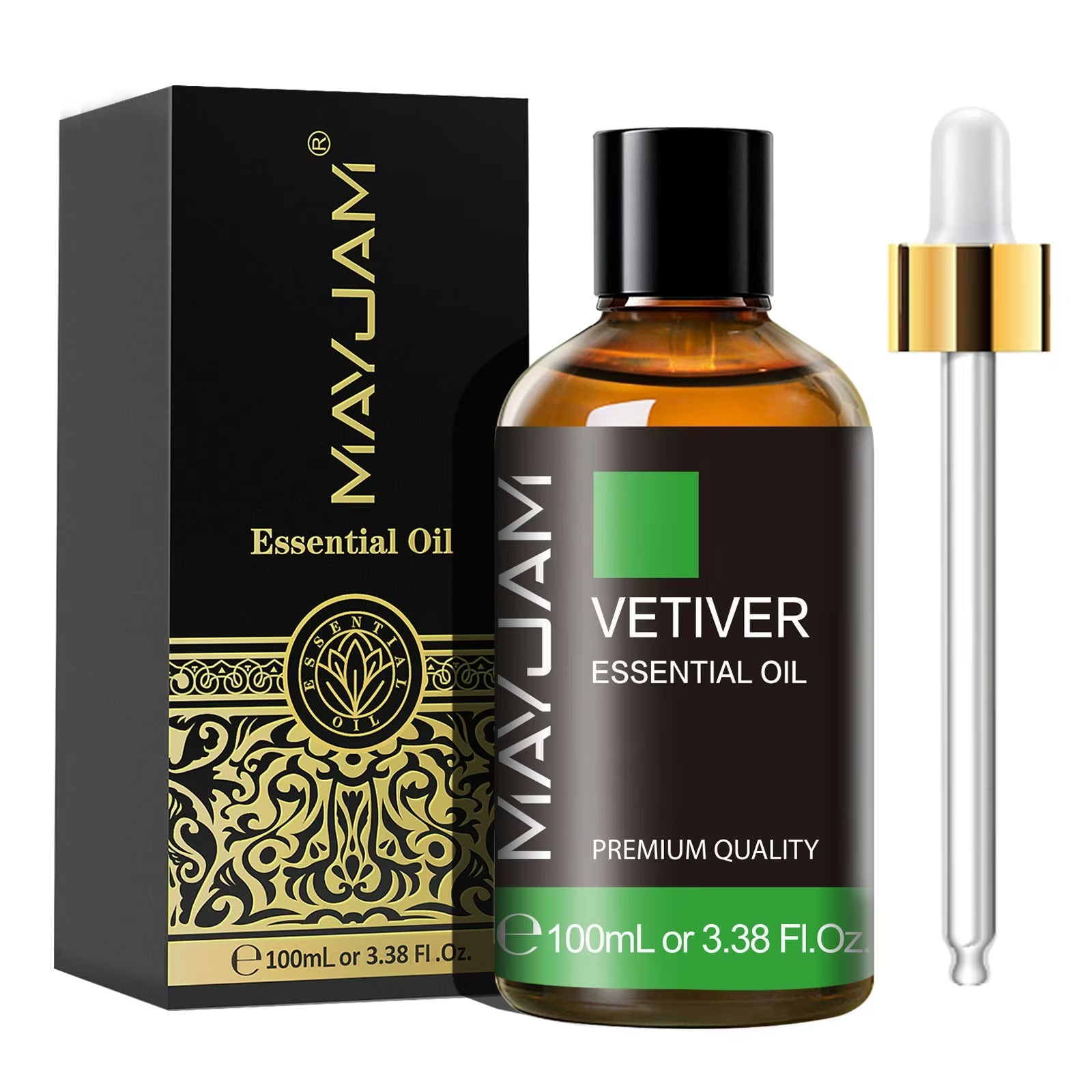 100ml Essential Oil | Natural Aromatherapy Scent | Mayjam - Vetiver - Image 49