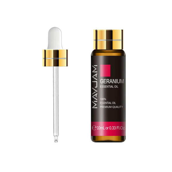 10ml Essential Oil | Natural Aromatherapy Scent | Mayjam - Geranium - Image 11