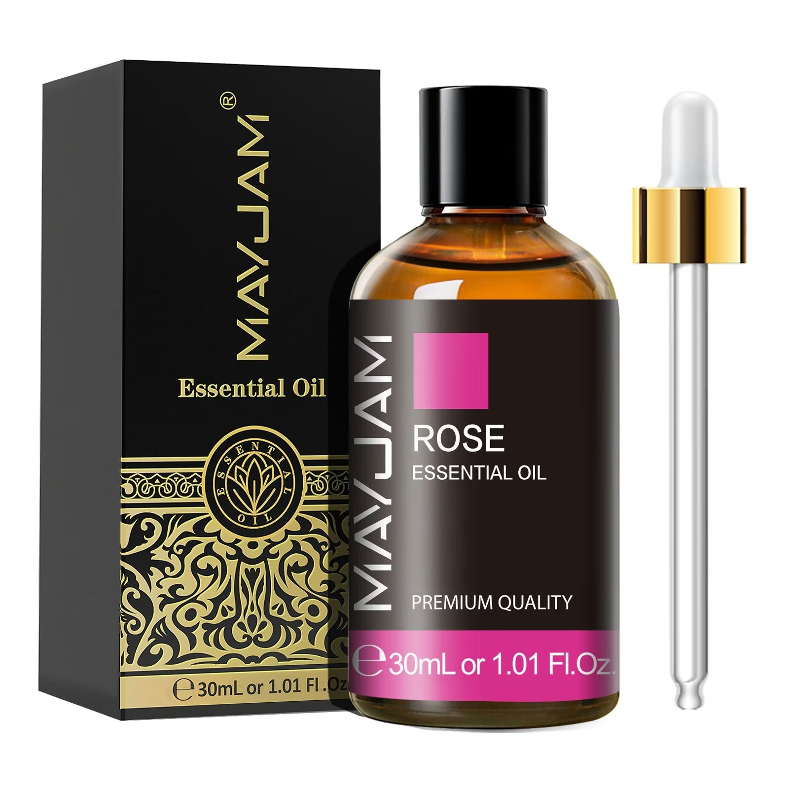 30ml Essential Oil | Natural Aromatherapy Scent | Mayjam - Rose