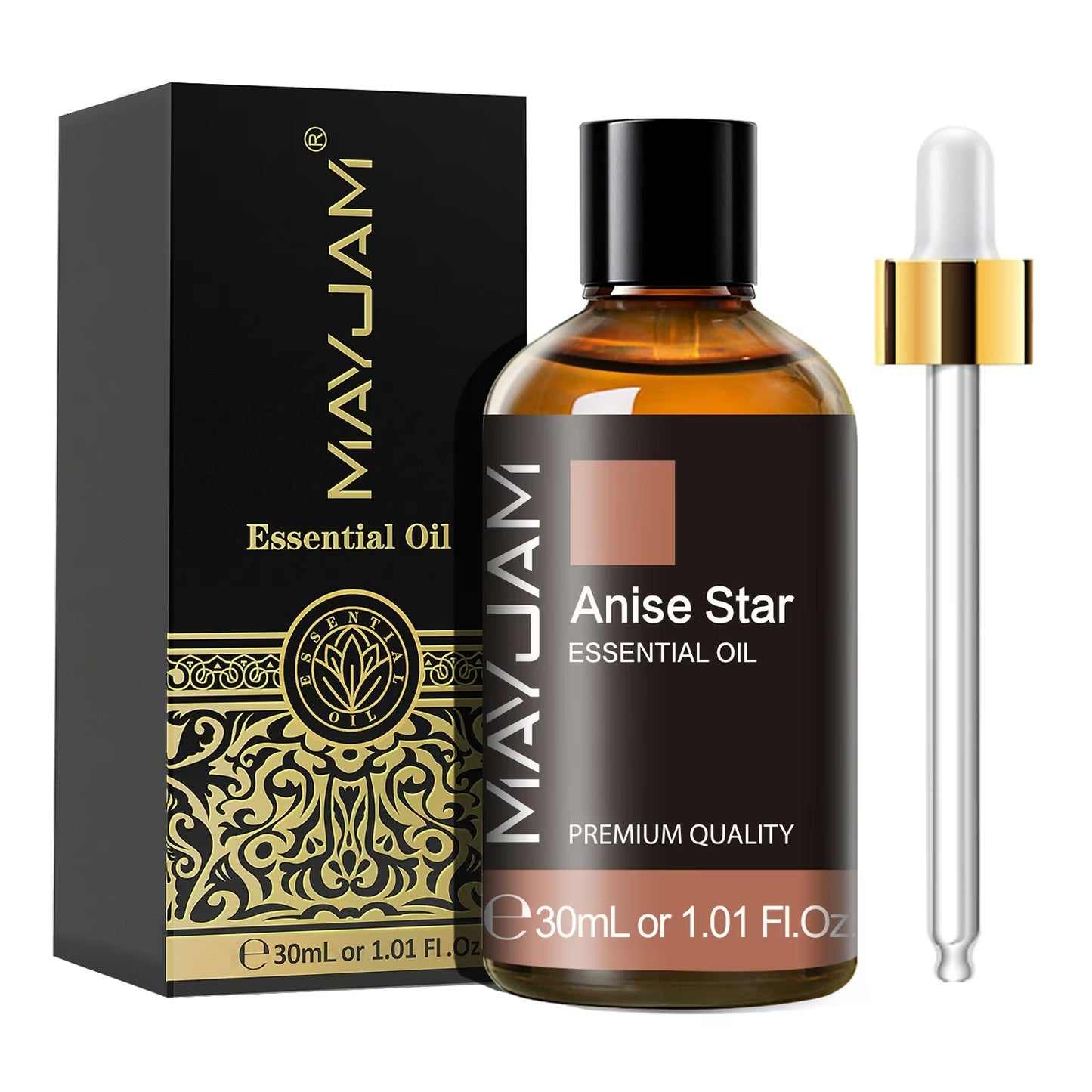30ml Essential Oil | Natural Aromatherapy Scent | Mayjam - Anise Star - Image 59
