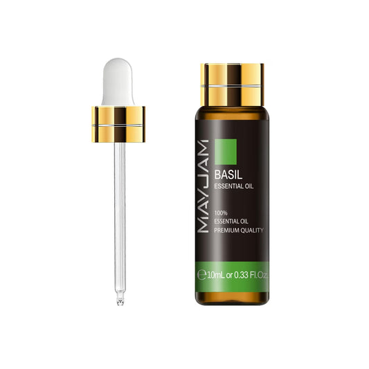 Basil Essential Oil | Natural Aromatherapy | Mayjam - 10ml - Image 3