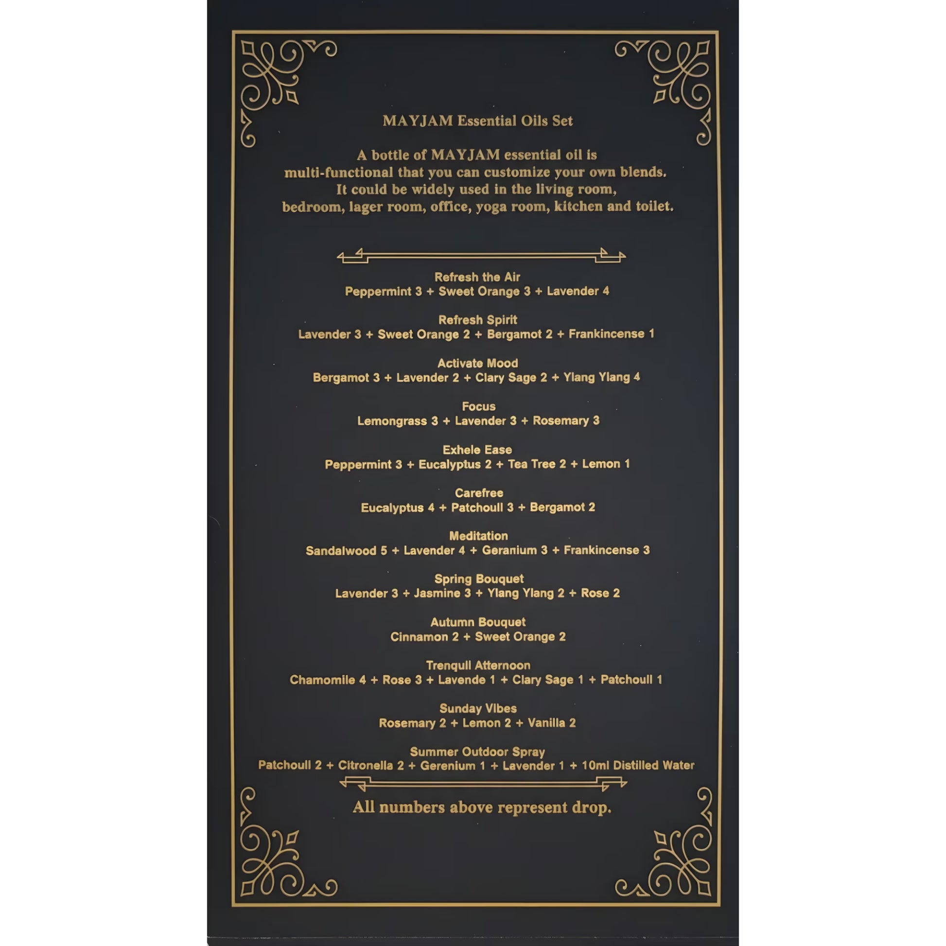 Essential Oils Gift Box 20 Bottles | Aromatherapy Collection | Mayjam - Image 3