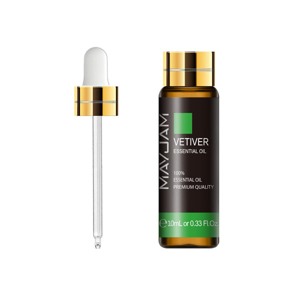 Vetiver Essential Oil 10ml | Natural Aromatherapy | Mayjam