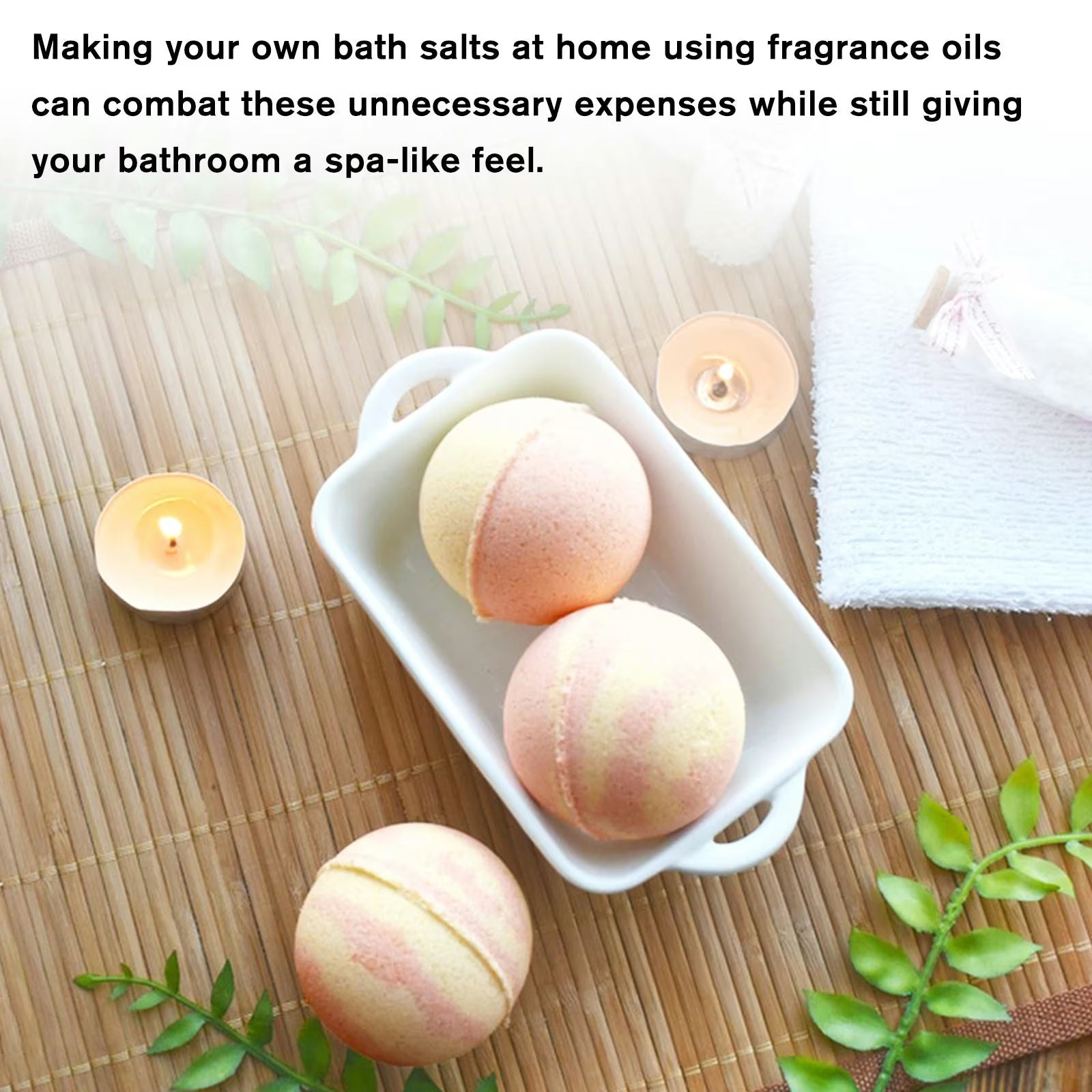 Fruit Aroma Fragrance Oil Gift Set 8 Bottles | Mayjam - bath bombs and salts in a spa setting