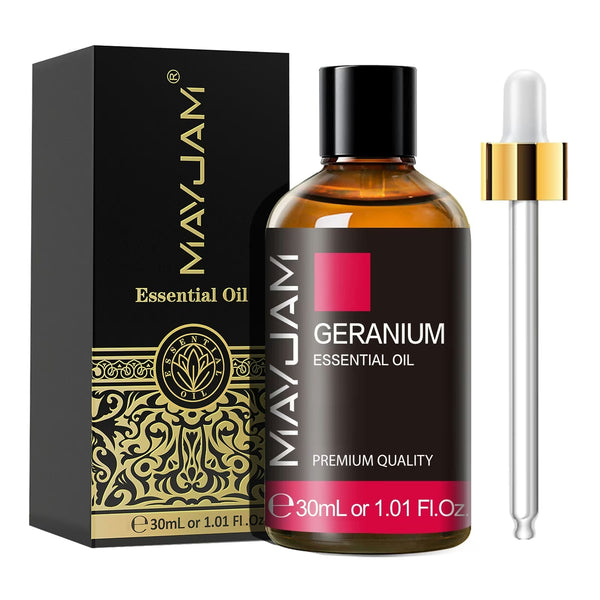 Geranium Essential Oil | Natural Aromatherapy | Mayjam - 30ml - Image 2