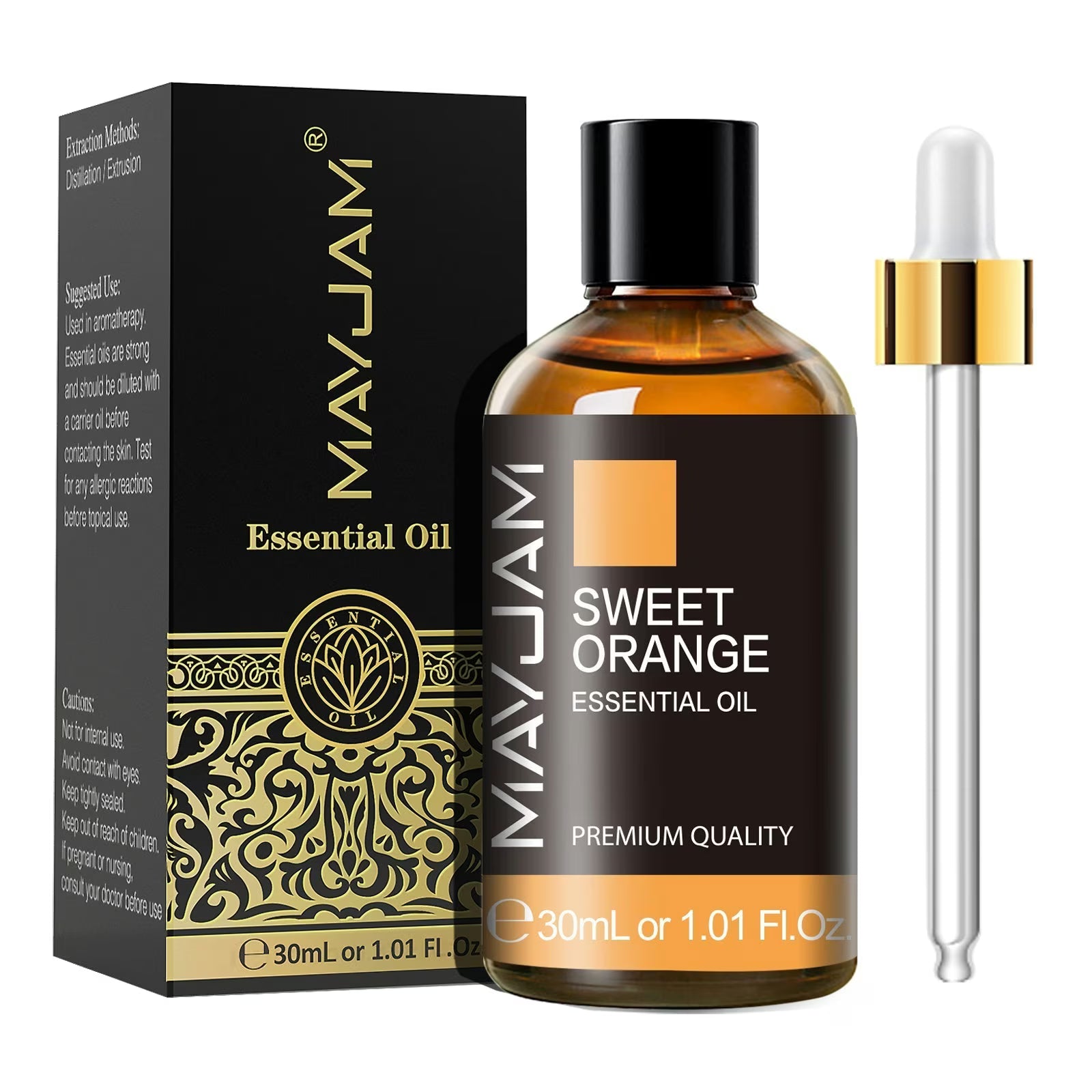 Sweet Orange Essential Oil | Natural Aromatherapy | Mayjam - 30ml - Image 2